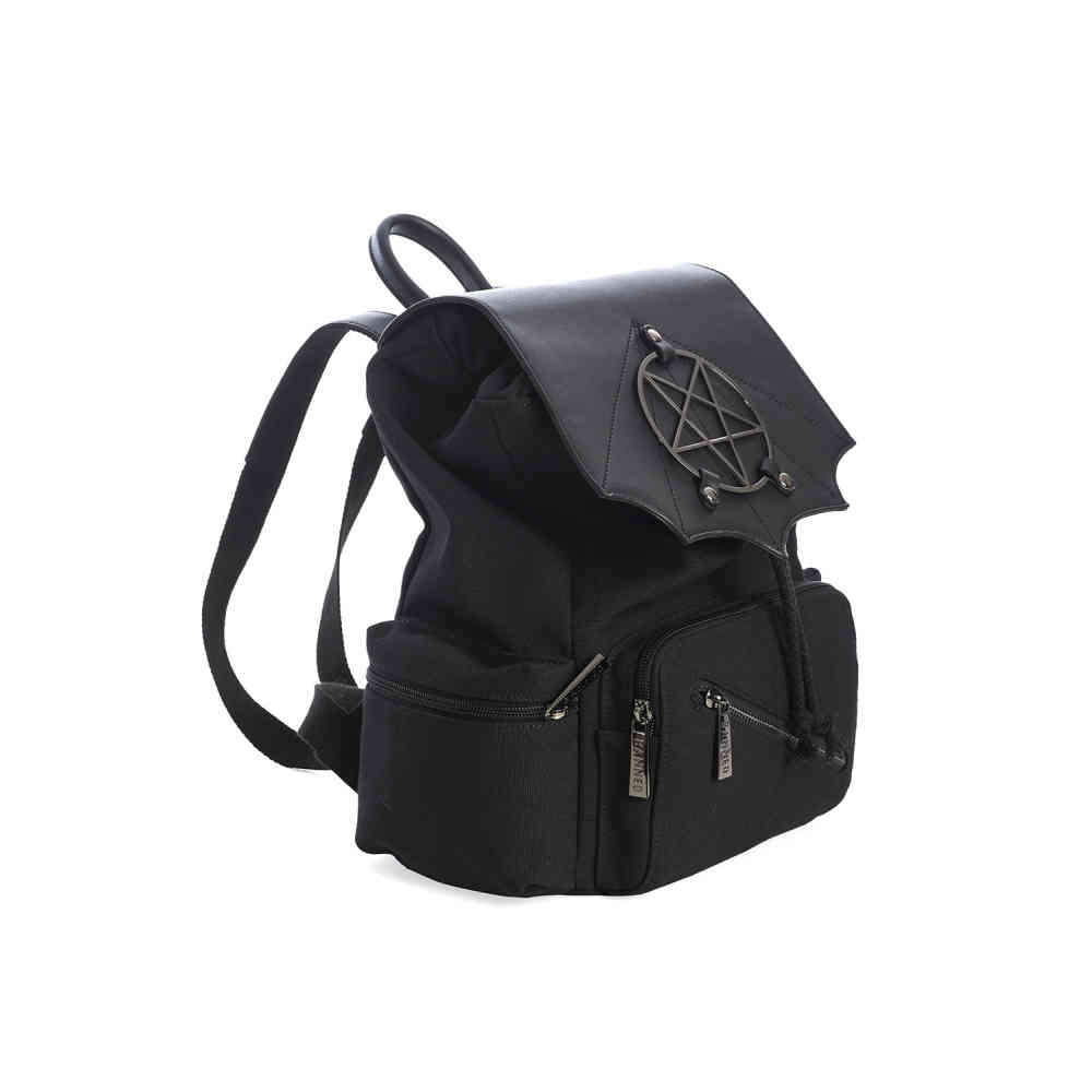 Banned - Moloch Pentagram Sac à dos - Noir